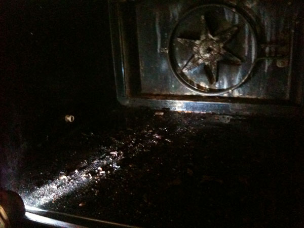 Oven Cleaning Before